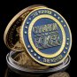 2023 The Winter Champion Poker Gold Coin Collection Poker Card Guard With Coin Capsule