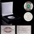 Texas Hold'em Flop Turn River Big Small Blind Lucky Chip Casino Collecting Gold Coins