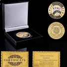 Poker Chip Coin The "Big Slick Ace&King" Casino Chips Poker Card Guard Coin Collectible