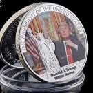 45th The President Of USA Donald J.Trump With White House Gold/Silver Coin Collection