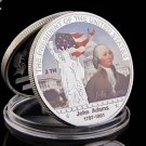 1797-1801 The President of The United States John Adams Silver Commemorative Coin