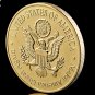 USA President Donald Trump And First Lady Gold Plated Celebrity Souvenir Coins Token