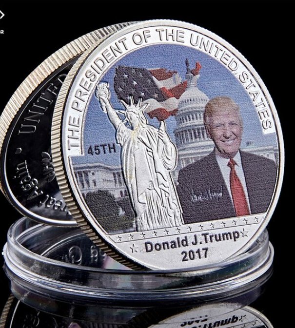 2017 Great Donald Trump Silver USA 45th President Commemorative Coin Collection