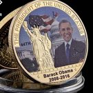 The 44th American President Barack Hussein Obama Gold/Silver Coin White House