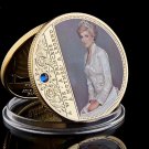 Collectible British Diana Princess Rose With Diamond Last Rose Professional Commem