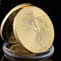 The King of Pop Michael Jackson Souvenir Coin Gold Plated Commemorative