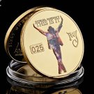 Michael Jackson The King of Pop Gold-plated Commemorative Coin Anniversary Gift Pop