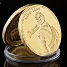 The King of Pop Michael Jackson Souvenir Coin Gold Plated Commemorative