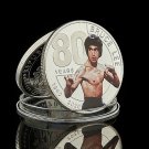 Chinese Kungfu Star Bruce Lee The 80th Anniversary Commemorative Coin Dragon Silver