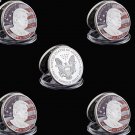 5PCS Collectible Token Coin Make America Great Again US President Trump Challenge Coin Gifts