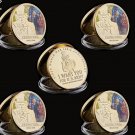 5PCS Uncle Sam Patriotism First World War 100 Anniversary I want you For US Army Challenge