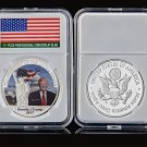 Gold/Silver Coin USA 45th President Donald Trump Coin US White House The Statue of Liberty
