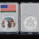 USA Donald Trump of 45th President With First Lady 1OZ Gold/Silver Value Token Coin