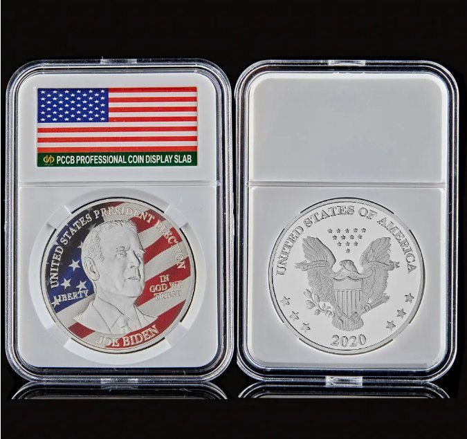 The 46th USA President 2020 Joe Biden Commemorative Souvenir Challenge Coin Art Craft