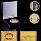 Collectible British Diana Princess Rose With Diamond Last Rose Professional