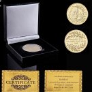 African Gold Coin Nelson Mandela Father of Nation South Africa President Coin Collectible