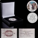 American President Donald Trump And First Lady 1OZ Gold/Silver Plated