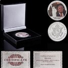 American President Donald Trump And First Lady 1OZ Gold/Silver Plated