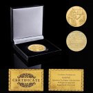Ancient Egypt Death Protector Anubis Gold/Silver Coin Egyptian God Of Death