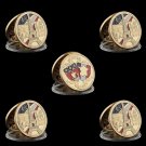 5PCS 1889 100th Anniversary French Revolution of France Triumphal Arch Souvenir Coin