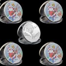 5PCS 2023 Santa Claus Merry Christmas Frosty Snowman Christmas Coin Value Gift