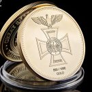 1871 Deutsche Reichsbank 1 Unze 999/1000 Gold Germany Cross Eagle Round Coins Collectibles