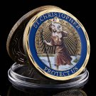 St Christopher Protect US Patron Saint Of Travelers Amen Bronze Commemorative Coin Gifts
