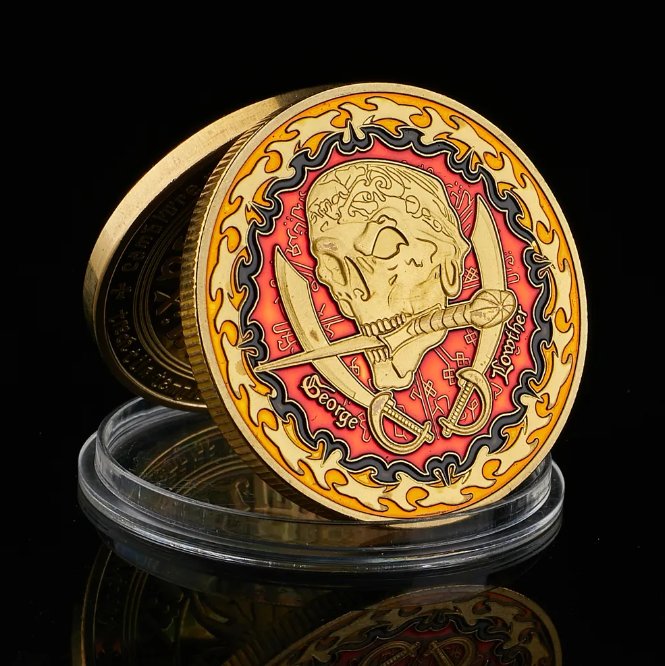 2023 Skull Pirate Ship Treasure Coin Lion of The Sea Running Wild Commemorative Challenge