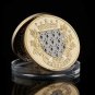 France Bretagne Crown Au Pays Ou Dregor Gold Plated Collectible Euro Coin