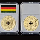 Deutschland 1889 Berlin Reichsbank Commemorative Souvenir Gold Coins W/ Capsule Display