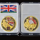 1944.6.6 World War II France Normandy Landing Commemorative Gold Challenge Coin