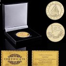 Commemorate The Sinking of White Star Liner 'RMS Titanic' April 1912 Gold/Silver Metal Coin