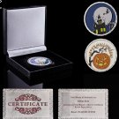 2023 Happy Halloween Silver Plated Halloween Pumpkin Castle Commemorative