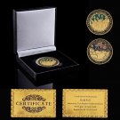 1994.6.6 WWII Gold/Silver Plated Souvenir Coin The Great War 75th Anniversary Commemorative