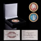 2023 Movie Pirate Ship Skull Gold Aztec of The Sea Commemorative Challenge Gold/Silver