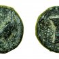 Ancient Greek Coin Kyme Aeolis AE10mm Eagle / One Handed Cup 00012