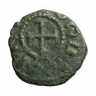 Cilician Armenia Medieval Coin Levon III 19mm King / Cross 04387