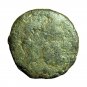 Roman Republic Coin Anonymous Semis AE22mm Saturn / Prow of Ship 04117