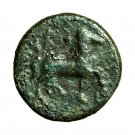 Ancient Greek Coin Kolophon Ionia AE11mm Apollo / Horse 04026