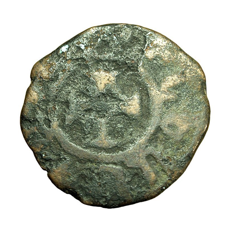 Cilician Armenia Medieval Coin Levon III 19mm King / Cross 04378