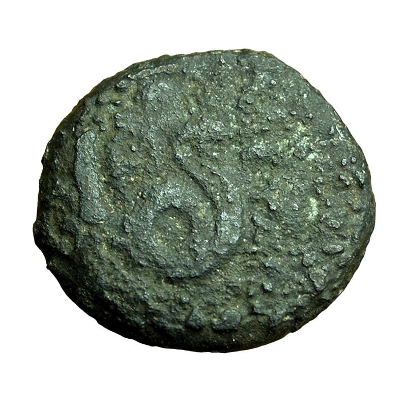 Ancient Greek Coin Philetairos Pergamon Mysia AE15mm Athena / Serpent