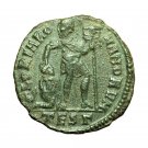 Roman Coin Valentinian I AE3 Thessalonica Nummus Gloria Romanorum Empe