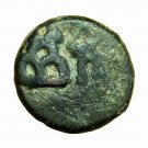 Ancient India Coin Quarter Karshapana Taxila AE14mm Moon Hill / Bull 0