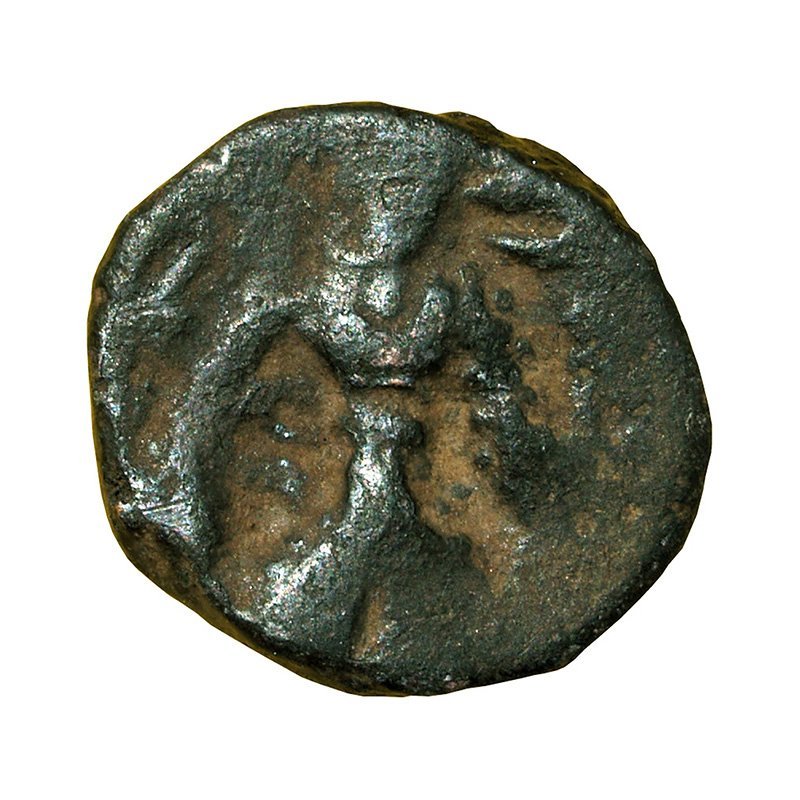 Kushan Coin Vasudeva Imitation Ions India AE18x20mm Vasudeva / Siva 03