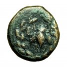 Ancient Greek Coin Ephesos Ionia AE11mm Bee Wreath / Stag Very Rare 04
