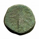 Ancient Greek Coin Akragas Sicily AE17mm Kore / Asklepios Very Rare 01