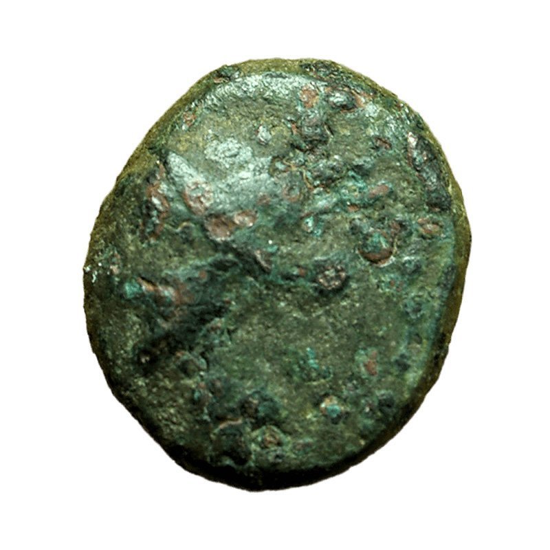 Ancient Greek Coin Uncertain AE14mm Artemis 00248