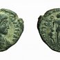 Roman Coin Theodosius I AE3 Thessalonica Bust / Emperor Dragging Capti