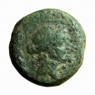Ancient Greek Coin Sardes Lydia AE16mm Apollo / Club in Wreath 00332