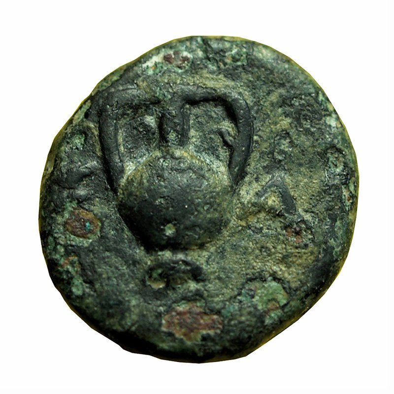 Ancient Greek Coin Sestos Thrace AE12mm Ithyphallic Herm / Amphora 001